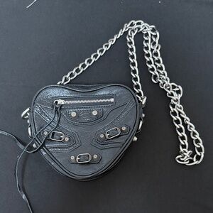 Balenciaga metal Chain Crossbody Bag